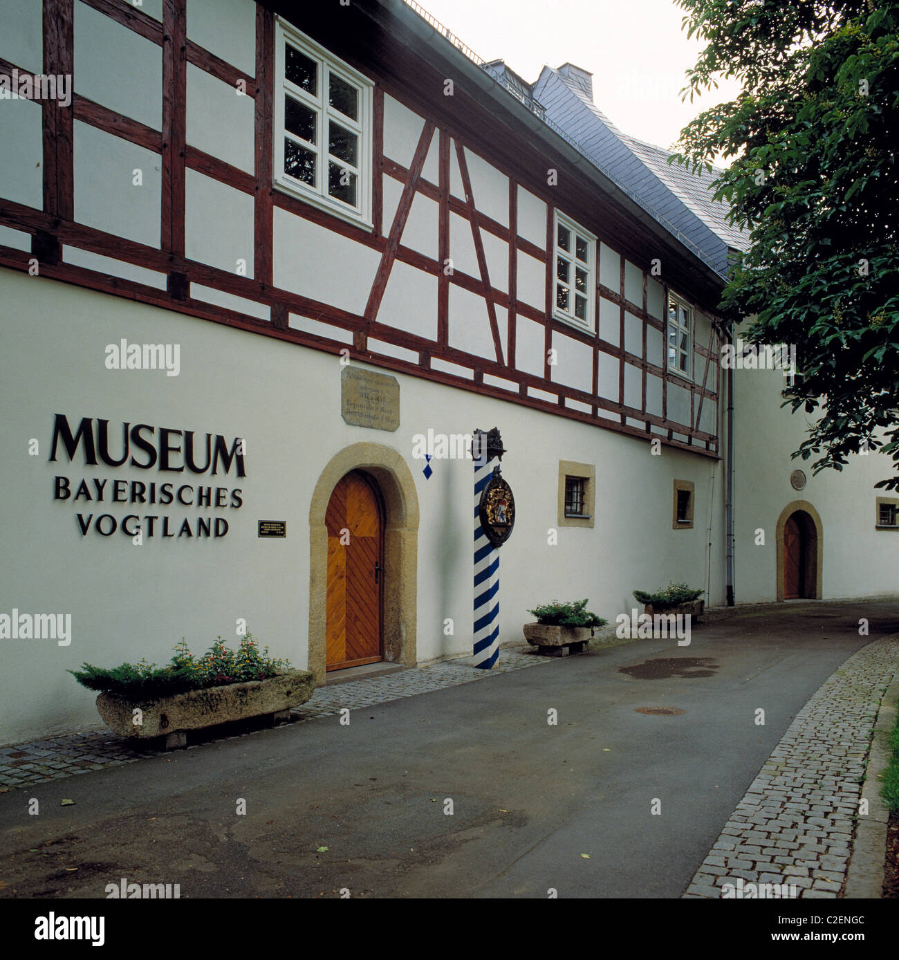 Museo Bayerisches Vogtland in Hof, Saale, Oberfranken, Bayern Foto Stock