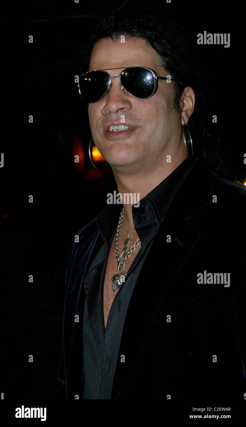 Slash celebrità al di fuori del Waverly Inn New Yory City, Stati Uniti d'America- 31.10.07 Foto Stock