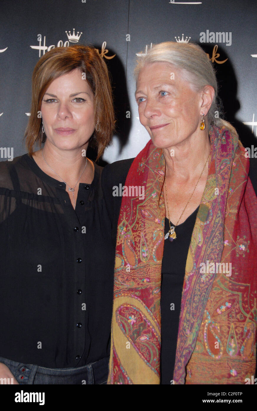 Marcia Gay Harden e Vanessa Redgrave Hampton International Film Festival 2007, lo screening di 'shell' asilo afterparty presso il Foto Stock