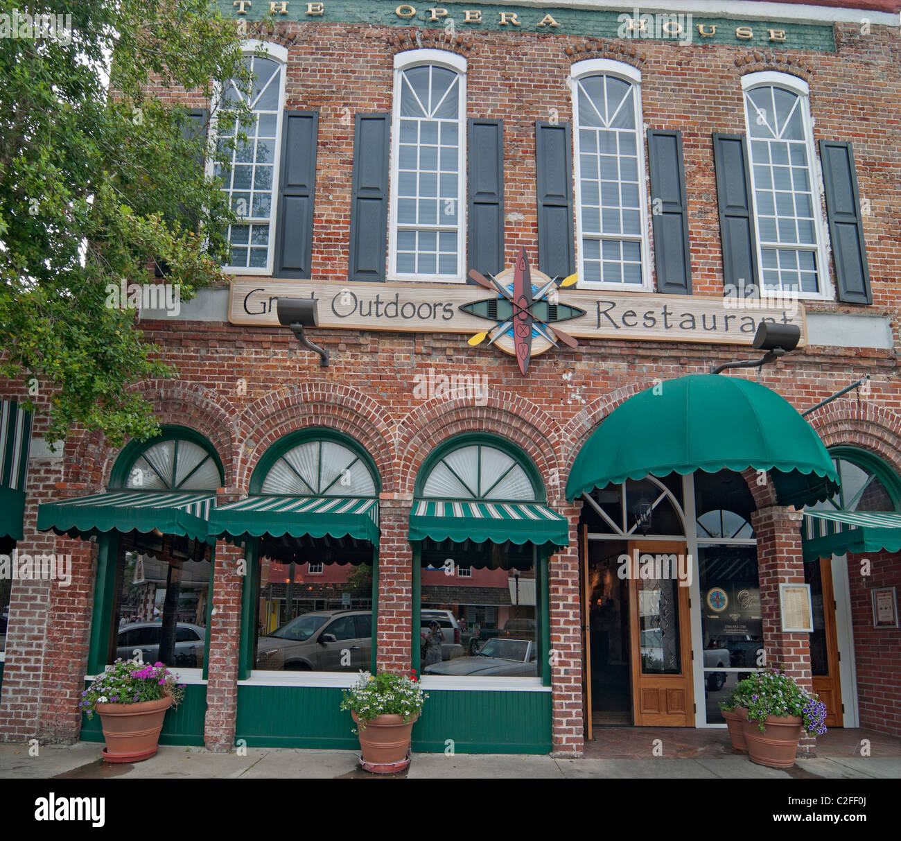 Il grande ristorante all'aperto e Teatro dell'Opera Alte Springs Florida Foto Stock