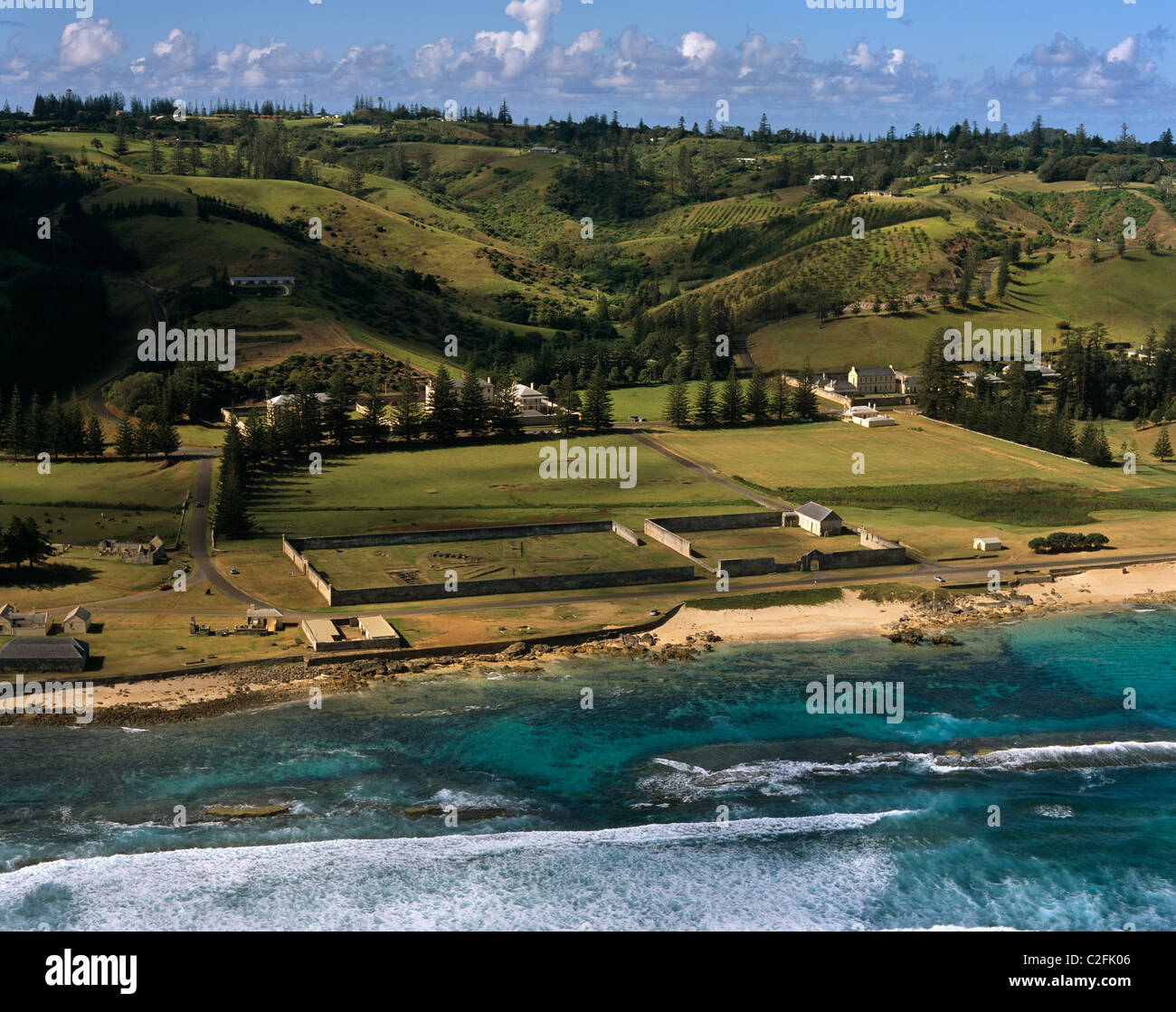 Kingston Norfolk Island in Australia Foto Stock