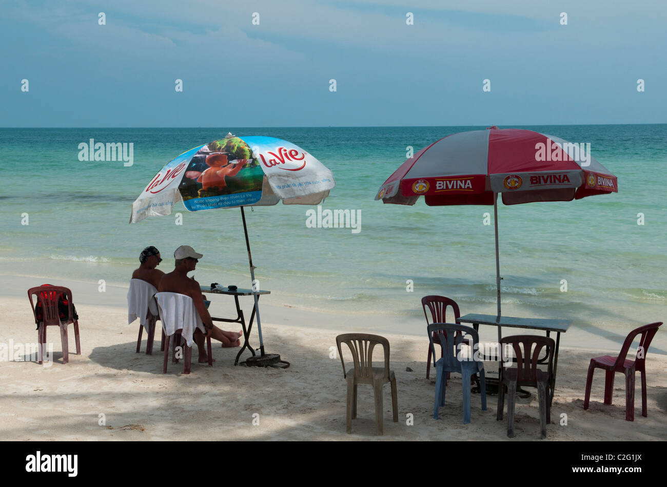 Bella Bai Sao beach sull'Isola di Phu Quoc in Vietnam Foto Stock