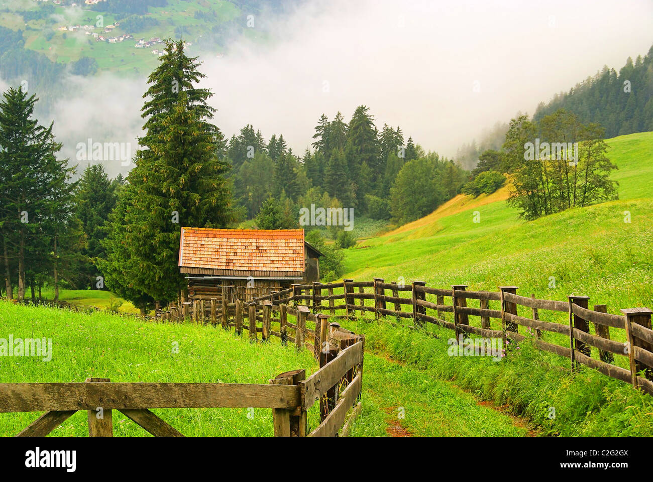 Almhütte - chalet 15 Foto Stock