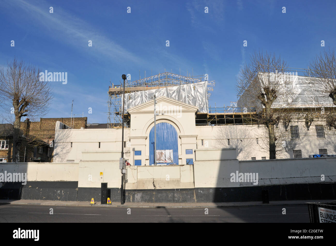 H M Prison Pentonville Mens prigionieri maschio uomini i criminali condannati in carcere carcere bloccato fino giustizia Foto Stock