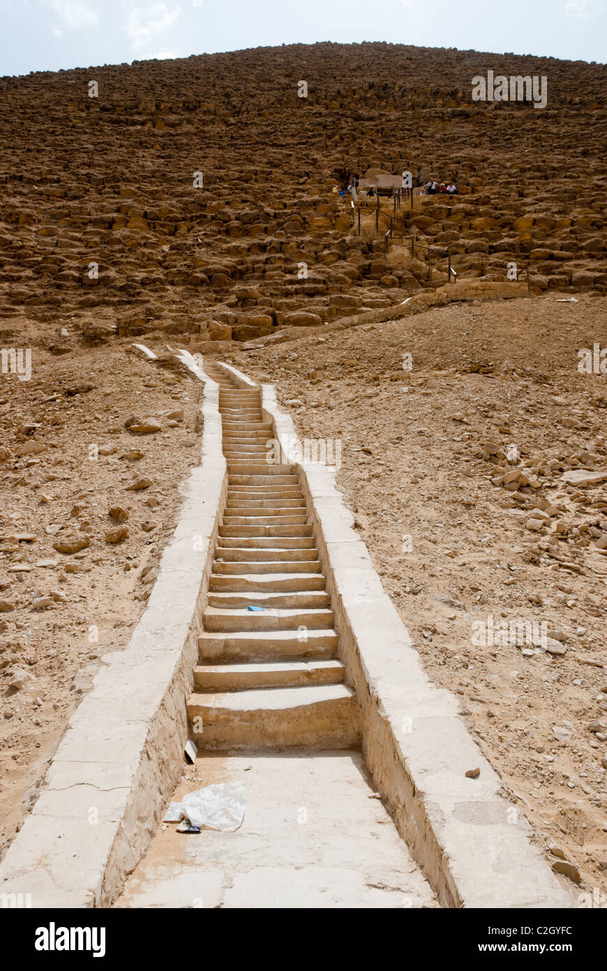 Snofru della Piramide Rossa - necropoli reale di Dahshur, Basso Egitto Foto Stock