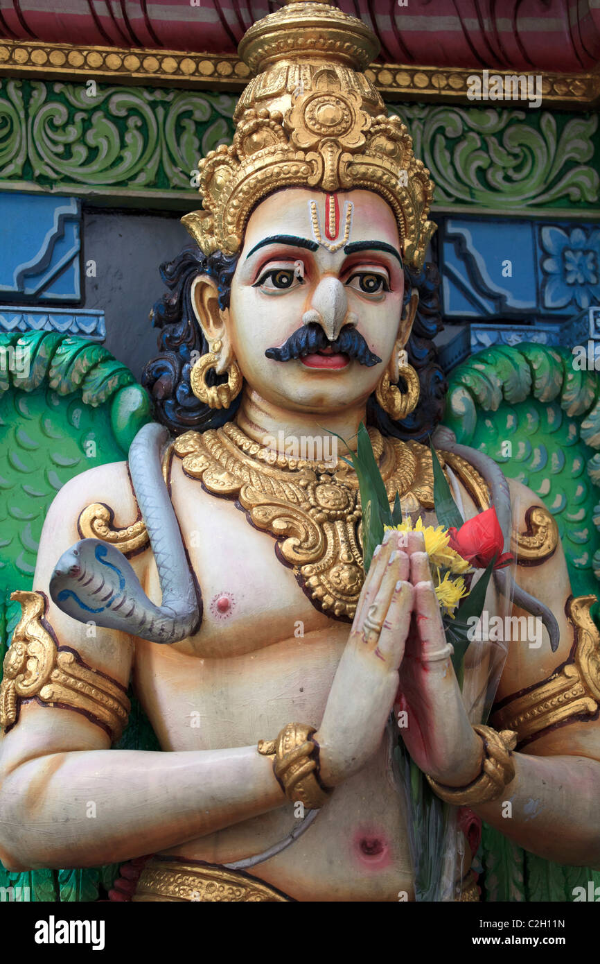 Singapore, Chinatown, Shri Krishnan tempio indù Foto Stock Singapore, Chinatown, Shri Krishnan tempio indù Foto Stock