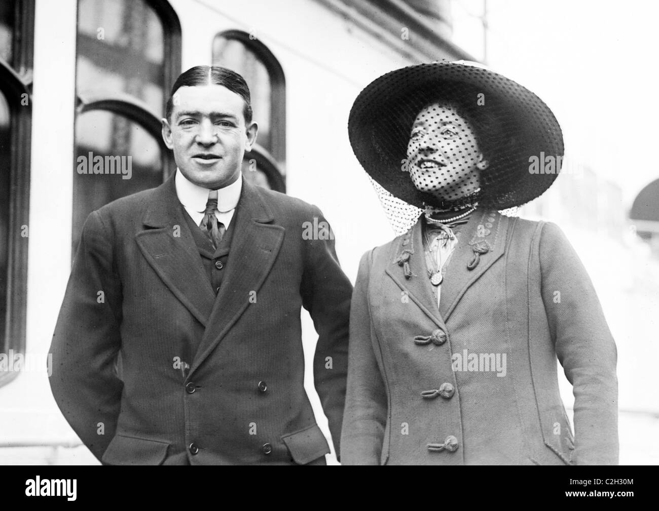 Sir Ernest Shackleton e moglie Emily Dorman Foto Stock
