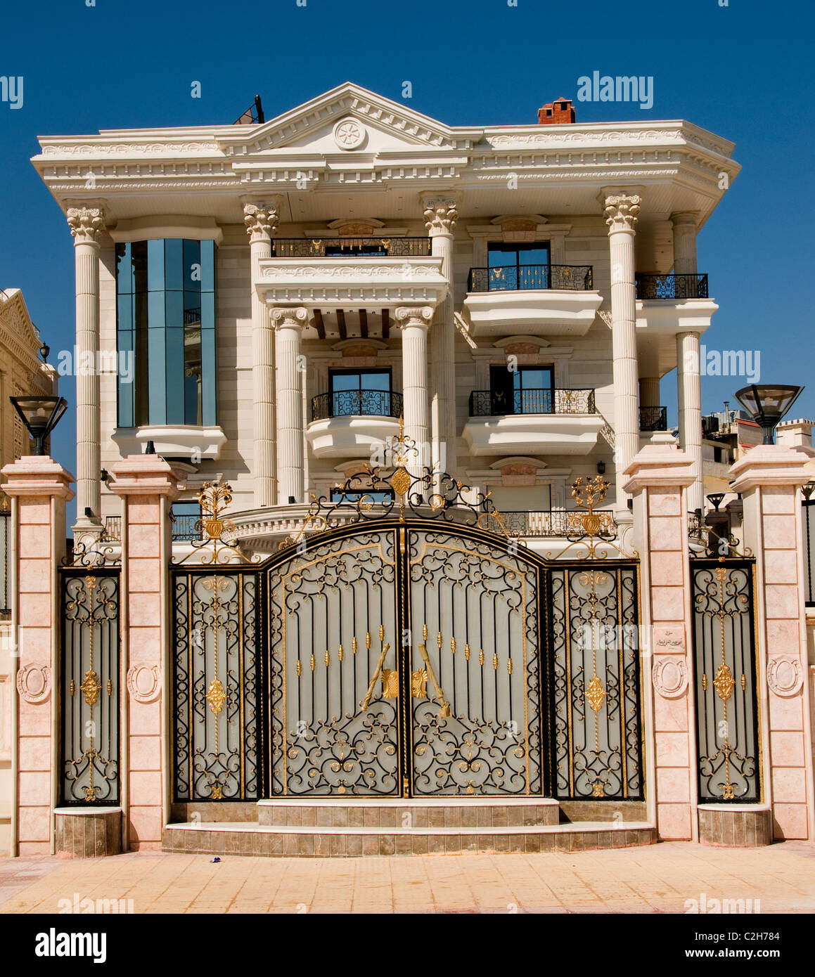 Hama Siria costoso house villa ricca famiglia Foto Stock