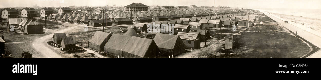 Xix Fanteria Camp, Fort Crockett, Texas Foto Stock