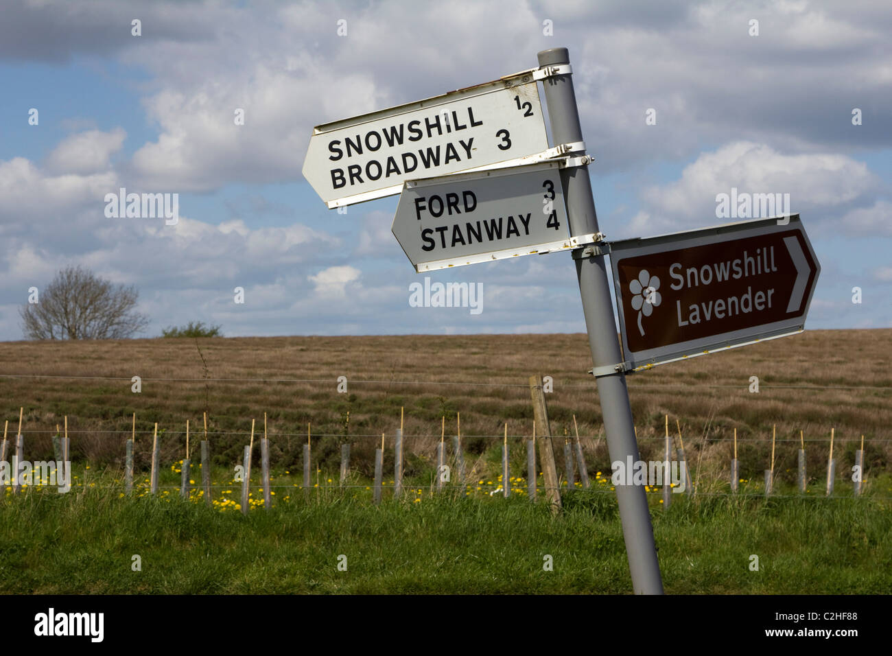 Nei pressi di snowshill cotswolds gloucestershire England Regno Unito Foto Stock