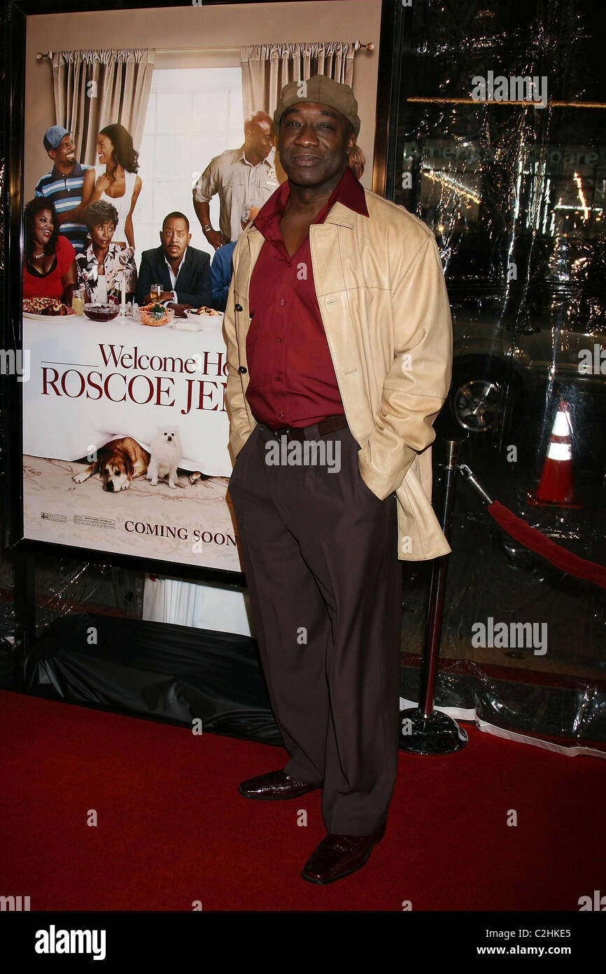 Michael Clarke Duncan Premiere mondiale di 'Welcome Home Roscoe Jenkins' a Grauman's Chinese Theatre di Los Angeles, California - Foto Stock