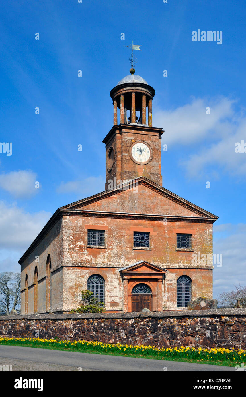Chiesa di Sant'Andrea. Kirkandrews-su-Esk , Cumbria, England, Regno Unito, Europa. Foto Stock