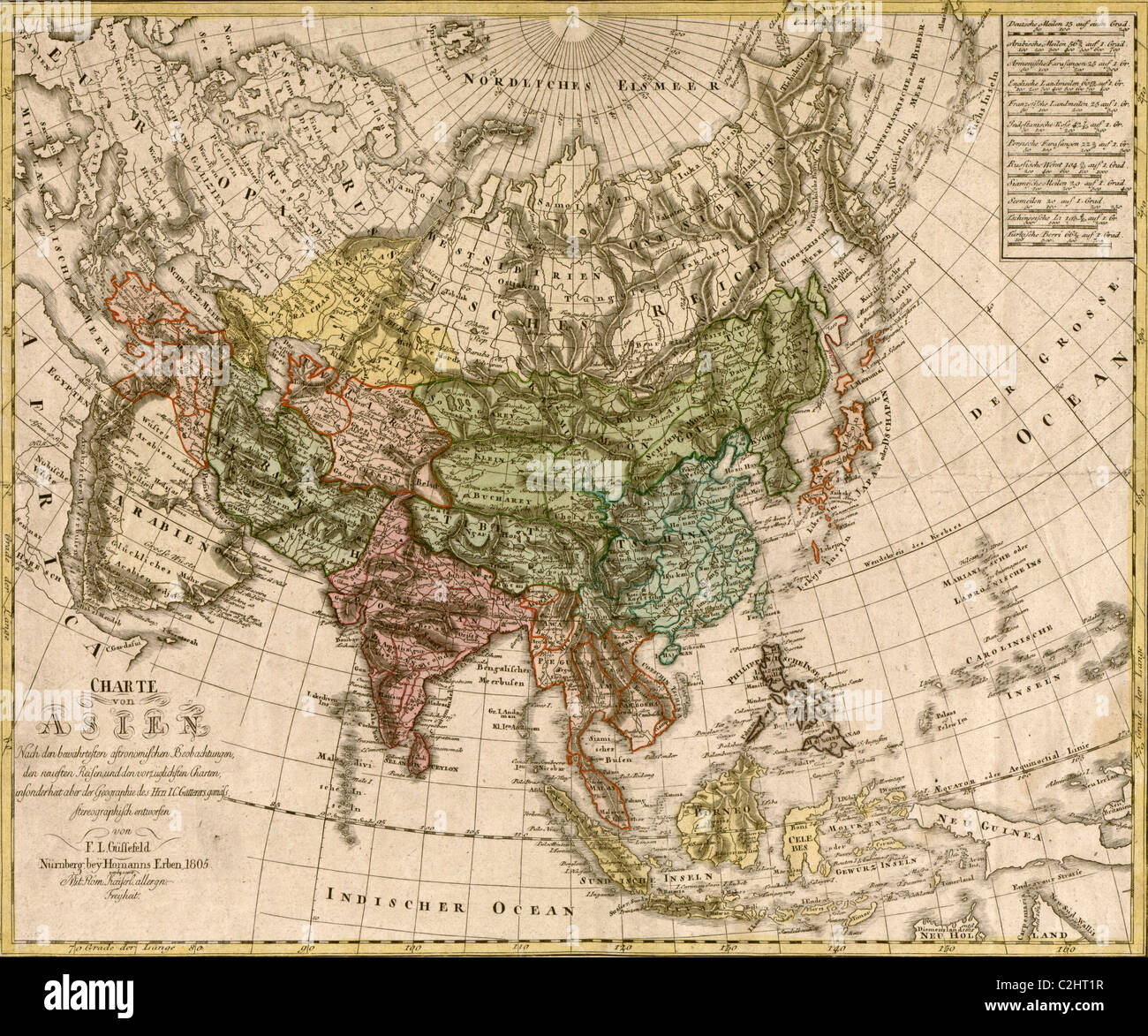 Asia - 1805 Foto Stock