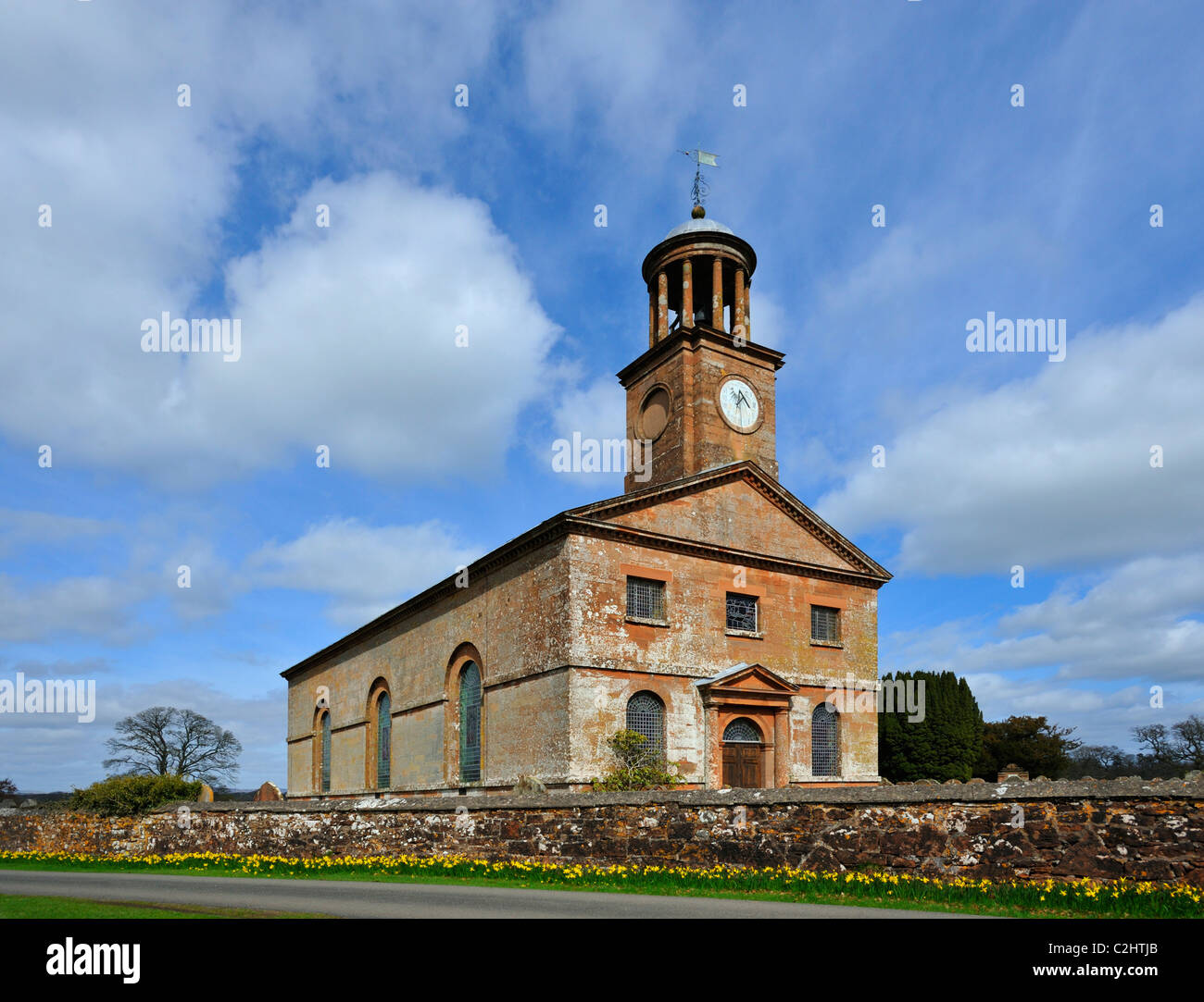 Chiesa di Sant'Andrea. Kirkandrews-su-Esk , Cumbria, England, Regno Unito, Europa. Foto Stock