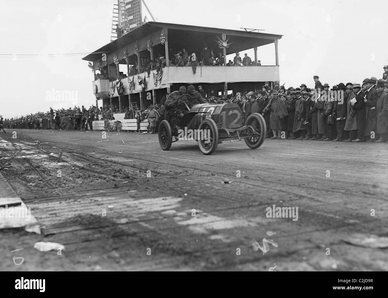 Vanderbilt Automobile Race Track Foto Stock