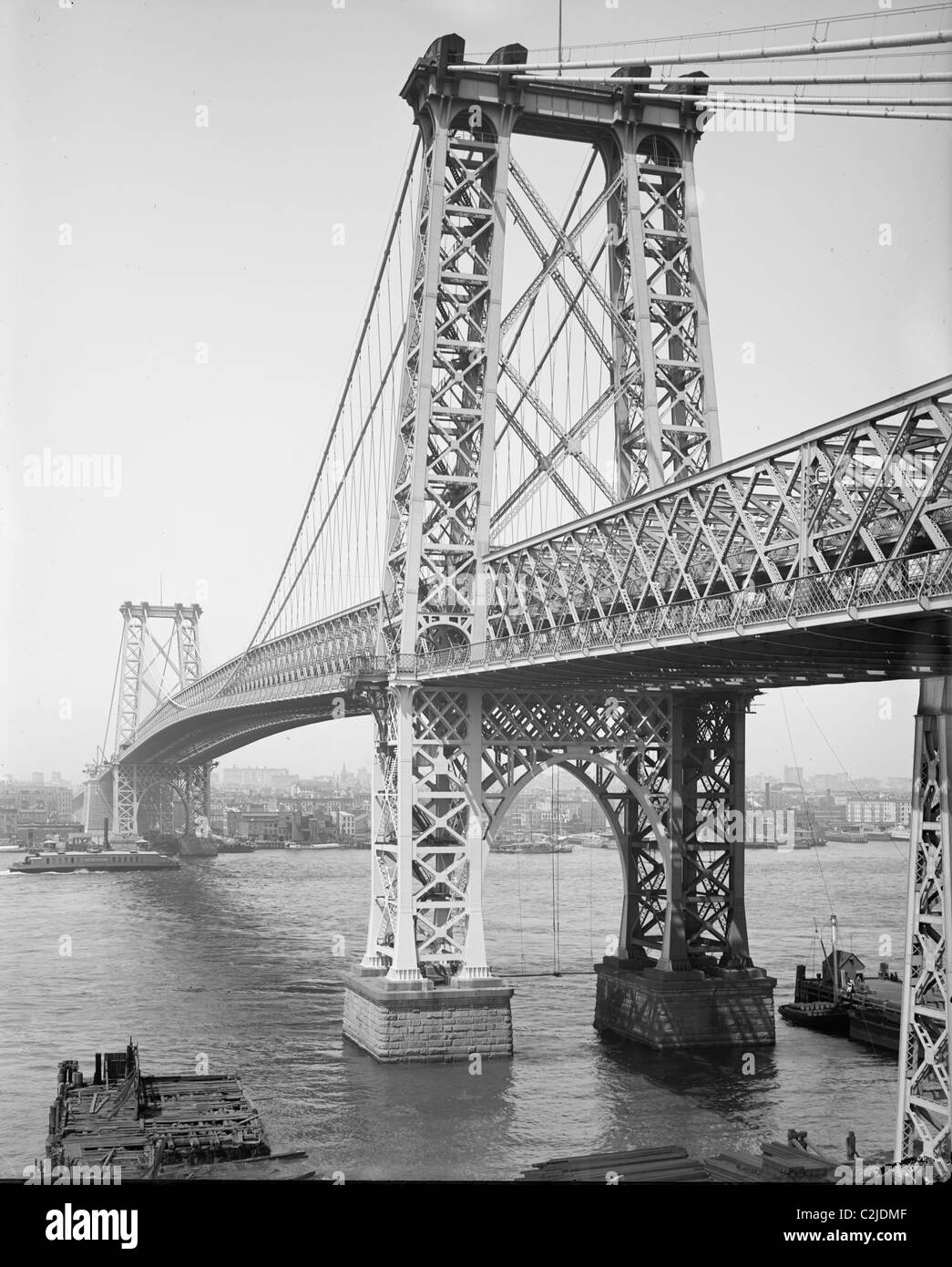 Williamsburg Bridge, New York, N.Y. Foto Stock