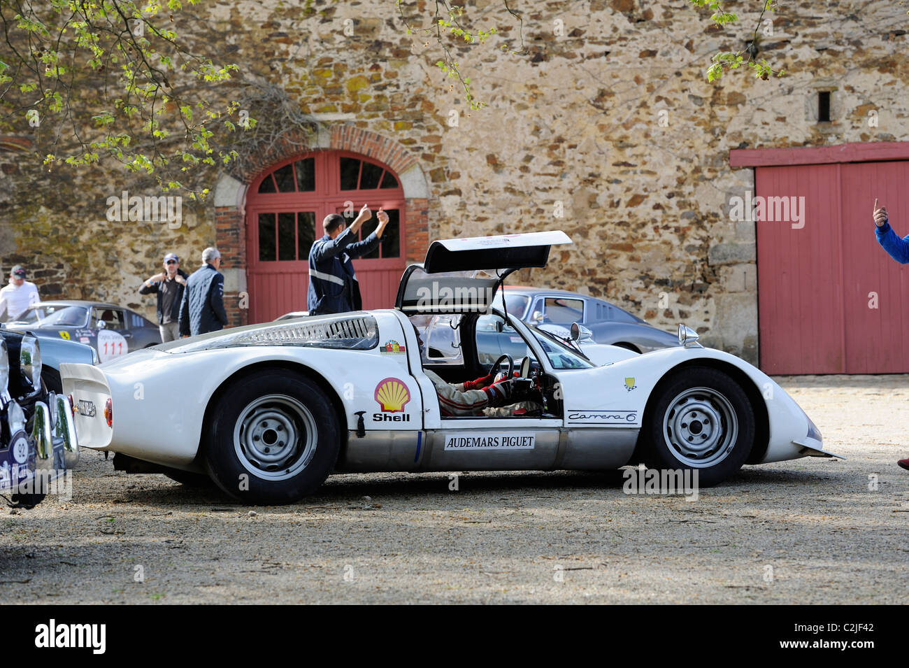 Stock photo un 1966 Porsche 906 nel tour auto optic 2000 nel 2011. Foto Stock