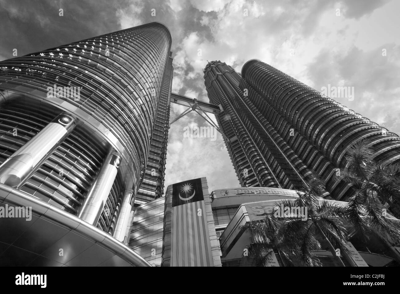 Petronas Twin Towers di Kuala Lumpur Foto Stock