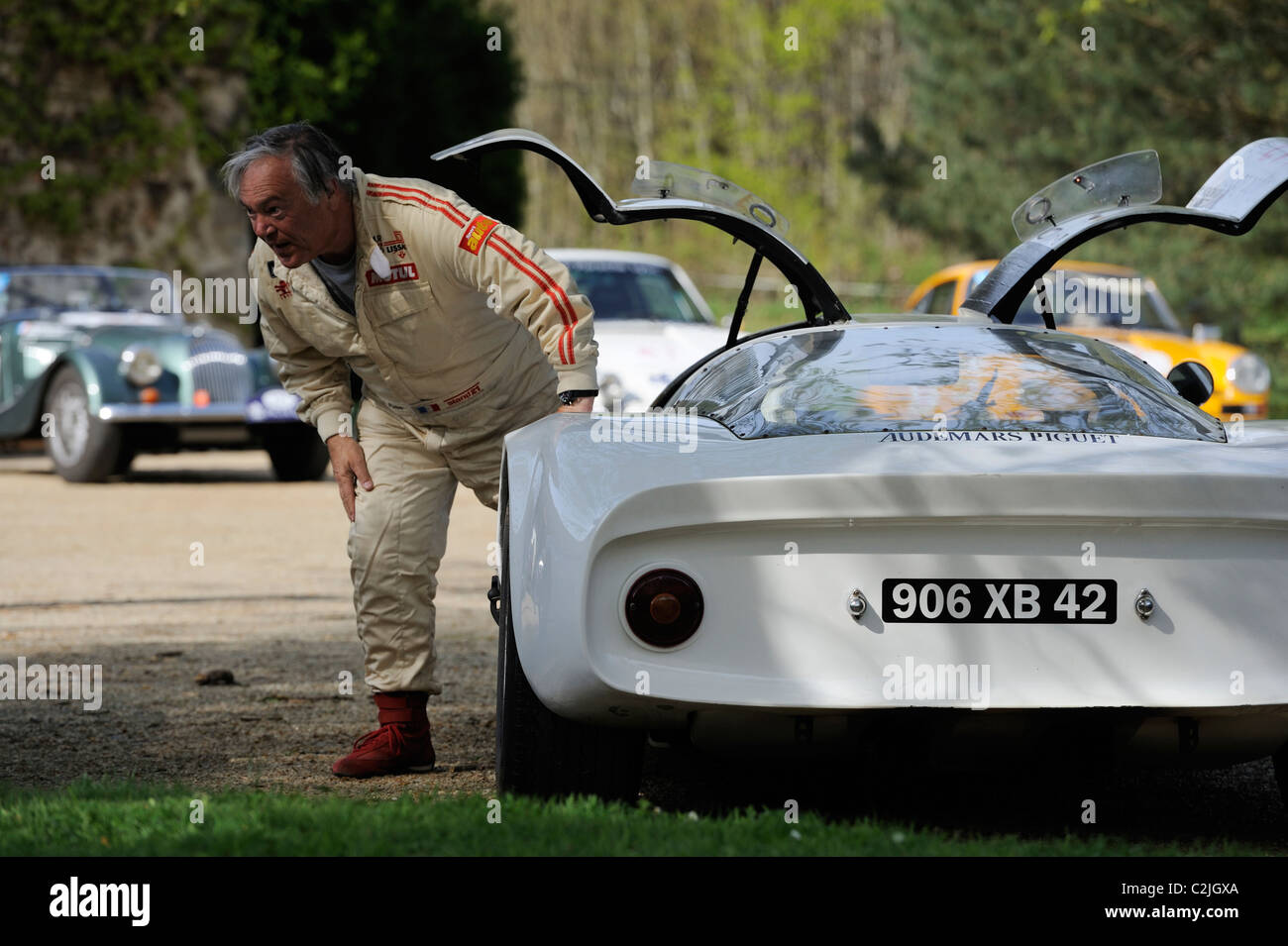 Stock photo un 1966 Porsche 906 nel tour auto optic 2000 nel 2011. Foto Stock