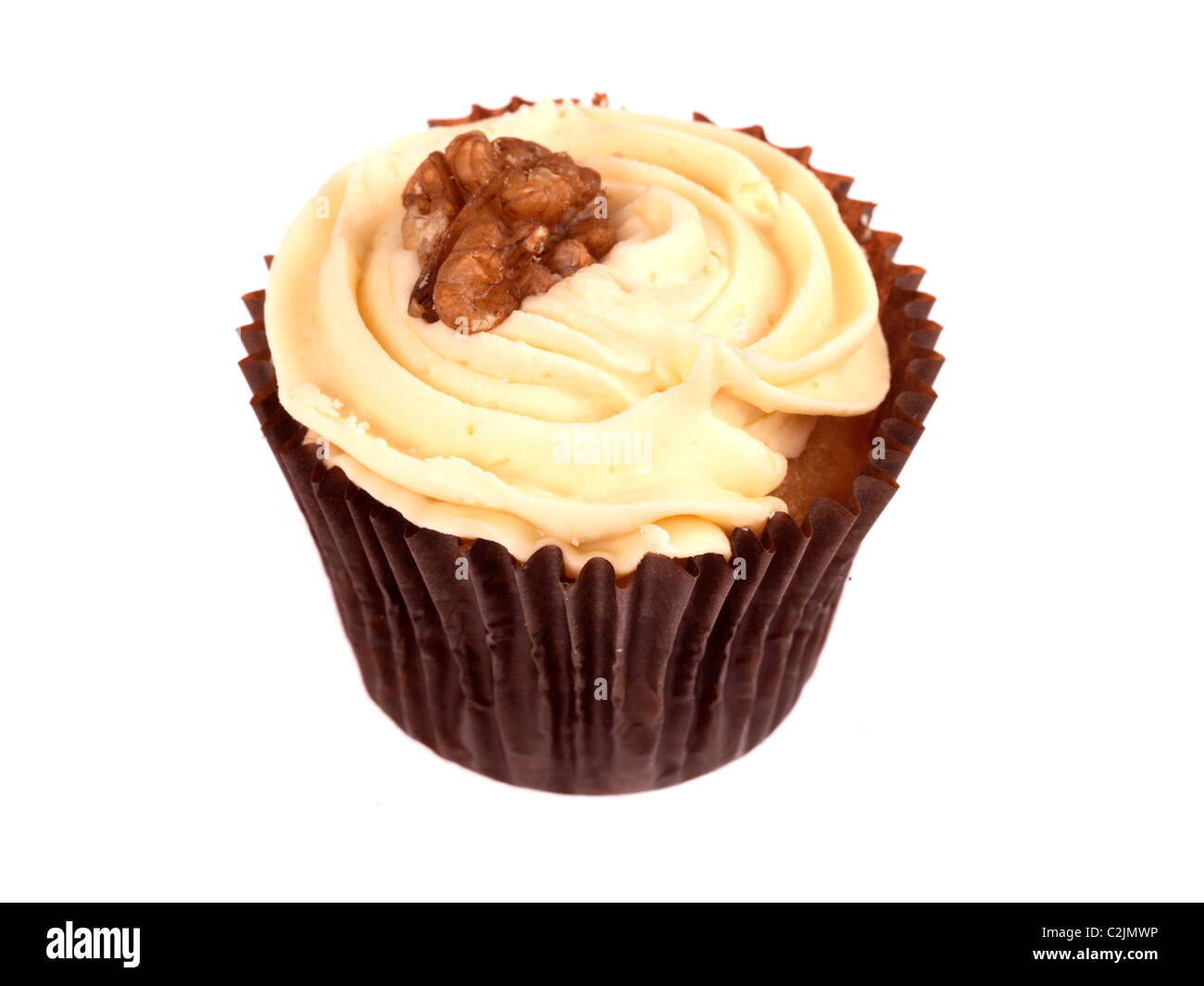 Acero e noce Cup cake Foto Stock
