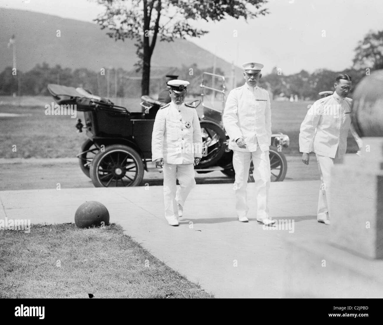 Il Togo con il West Point Commandant Foto Stock