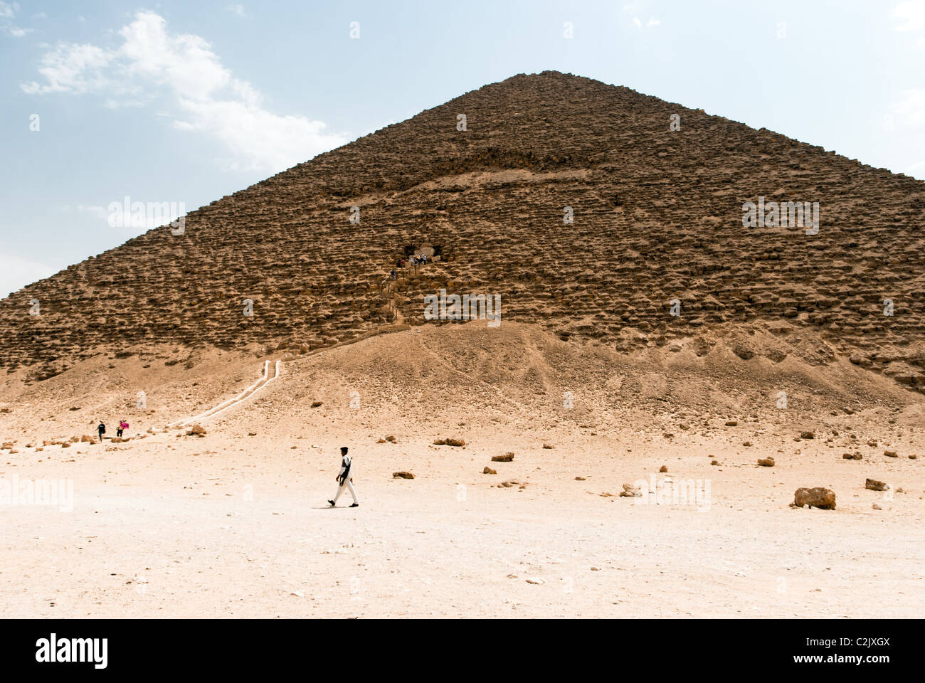 Snofru della Piramide Rossa - necropoli reale di Dahshur, Basso Egitto Foto Stock
