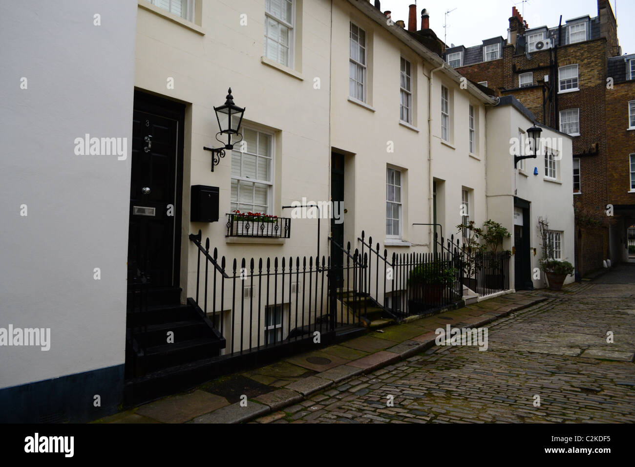 Mews House di Belgravia, London, Regno Unito ARTIFEX LUCIS Foto Stock