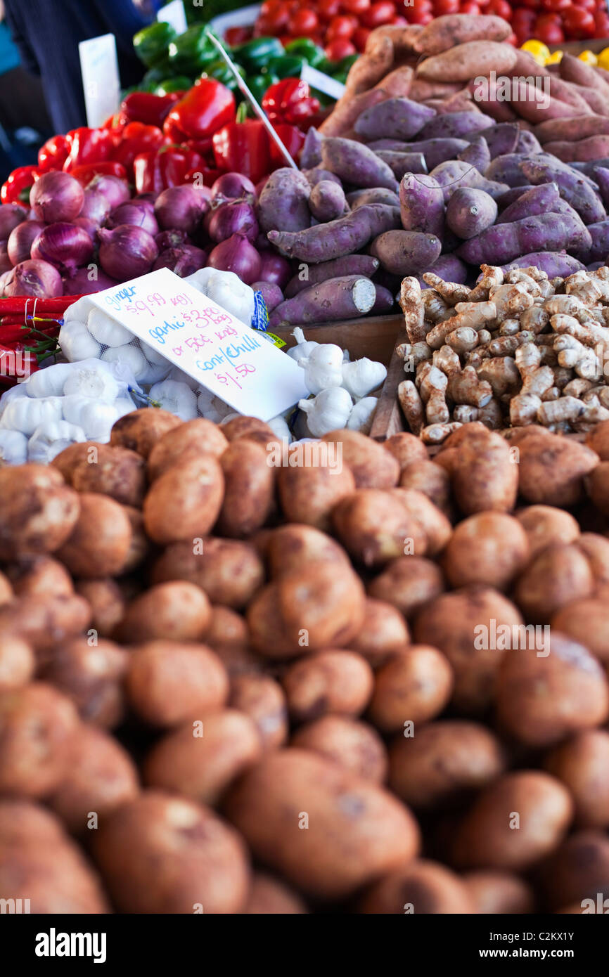 Prodotti freschi a Rusty's mercati. Cairns, Queensland, Australia Foto Stock