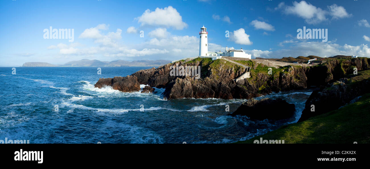 Fanad Head Lighthouse, County Donegal, Irlanda. Foto Stock