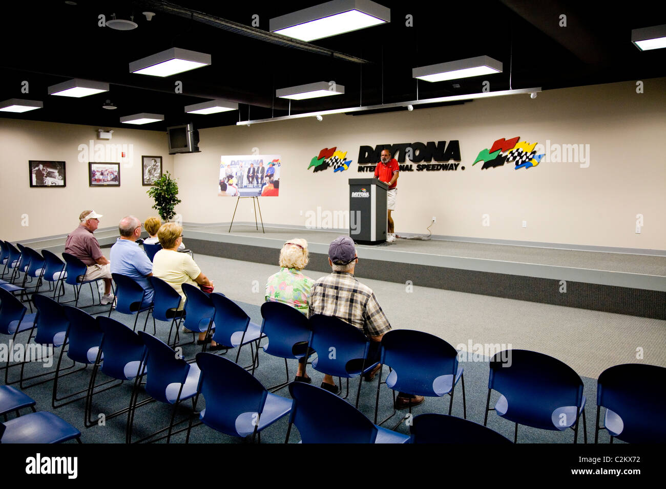 Daytona International Speedway, Daytona Beach, FL Foto Stock