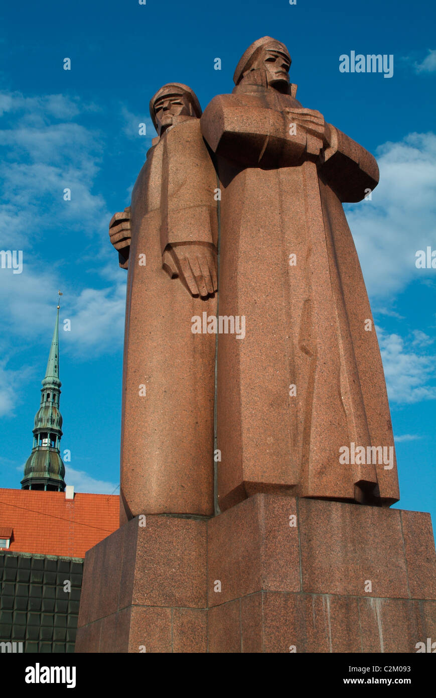 Monumento a coloro che hanno combattuto nel 1905, Riga Foto Stock