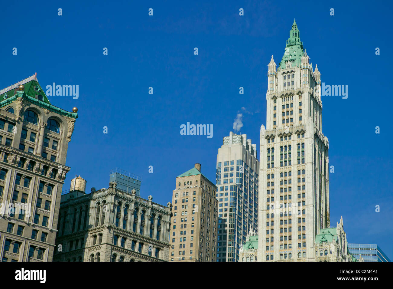 Woolworth Building, New York Foto Stock
