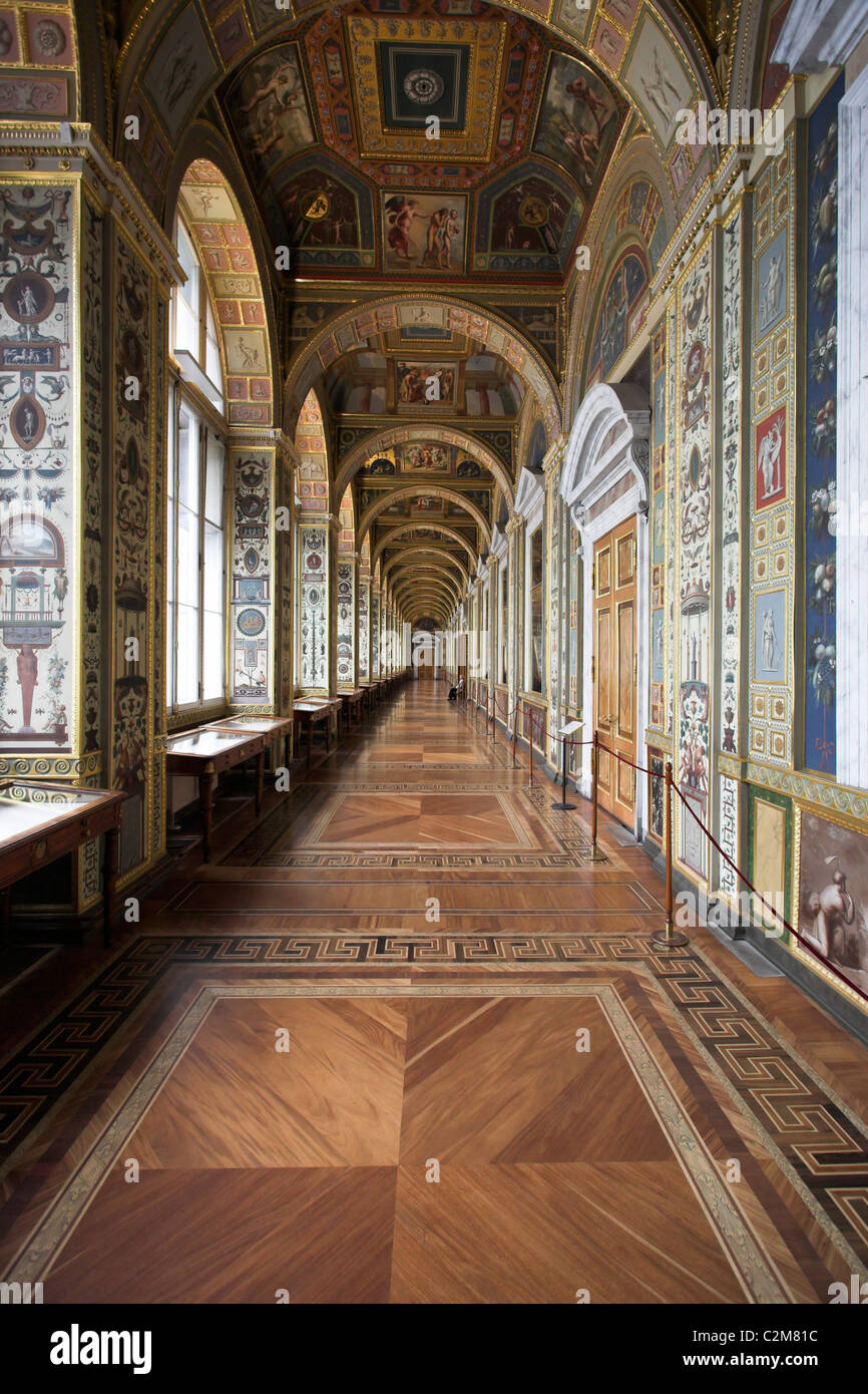 Le Logge di Raffaello in stato Museo Hermitage di San Pietroburgo. (Riproduzione del Vaticano galleria) Foto Stock