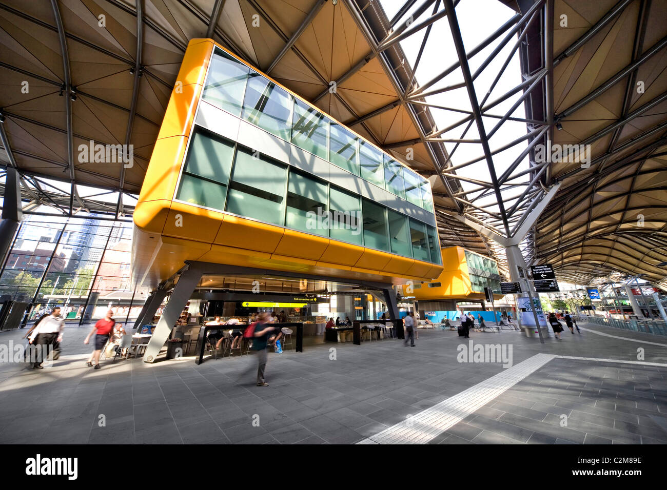 La Stazione di Southern Cross, precedentemente Spencer Street, Melbourne. Foto Stock