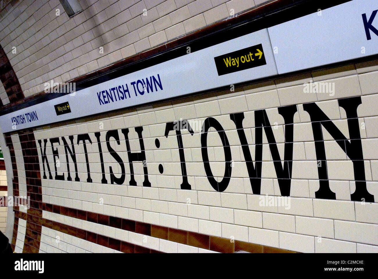 Kentish Town la stazione della metropolitana di Londra Foto Stock