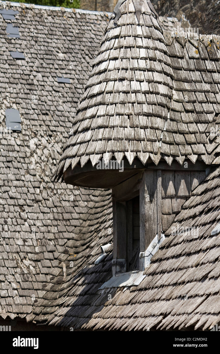 Mont St Michel, in Normandia. Foto Stock