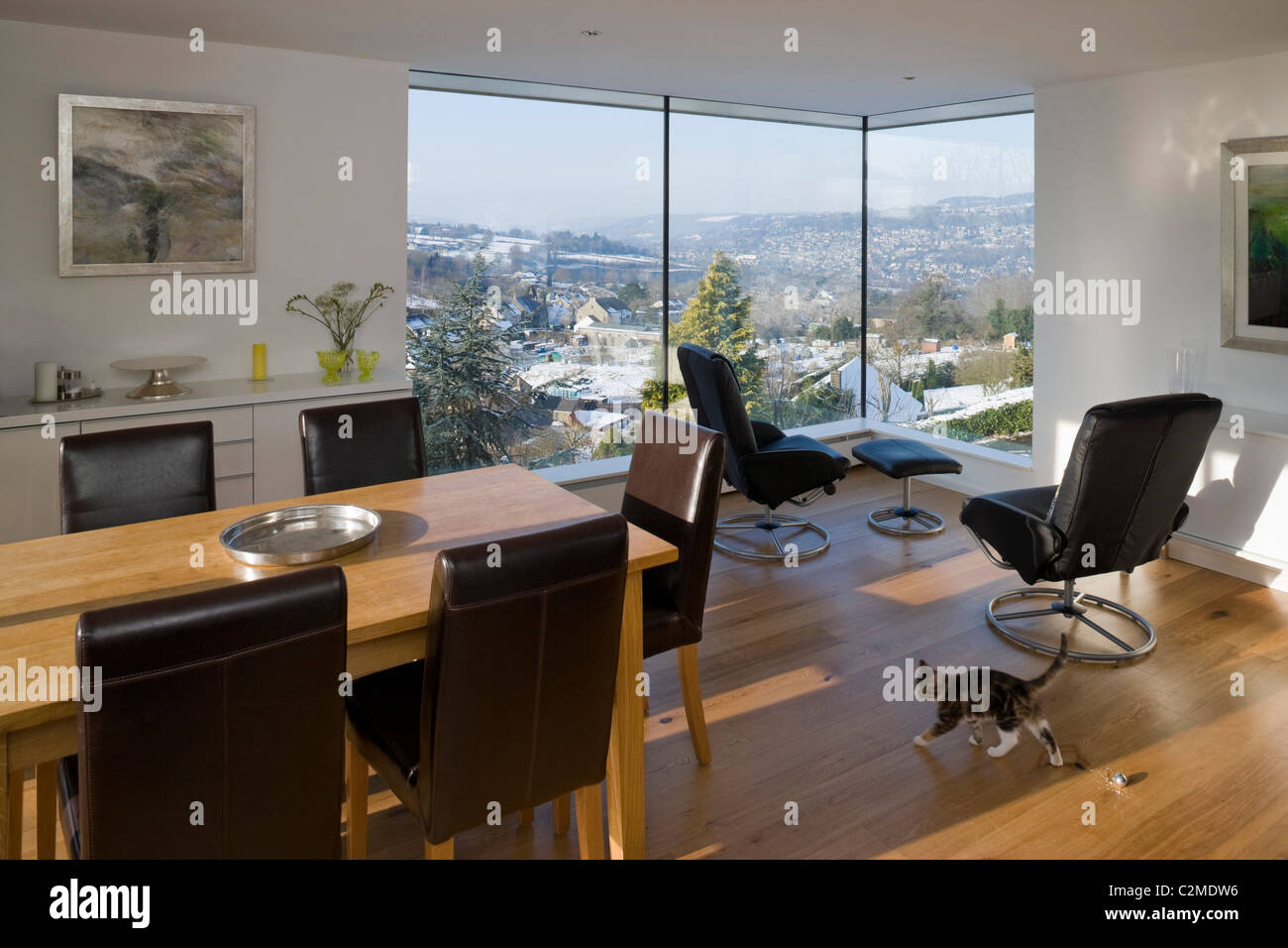 Casa privata, Matlock, Derbyshire. Foto Stock