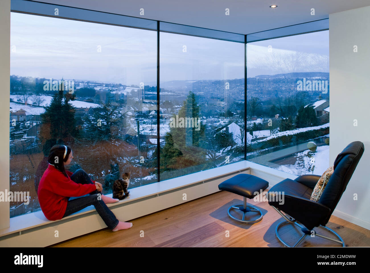 Casa privata, Matlock, Derbyshire. Foto Stock