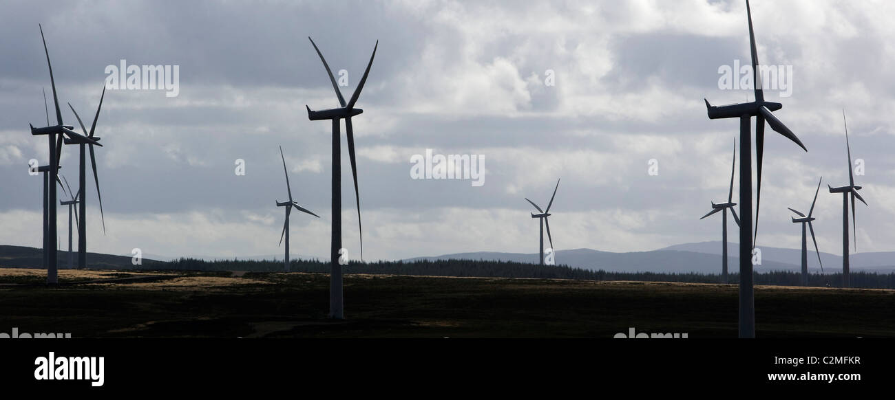 Whitelee Wind Farm, vicino a Glasgow Foto Stock