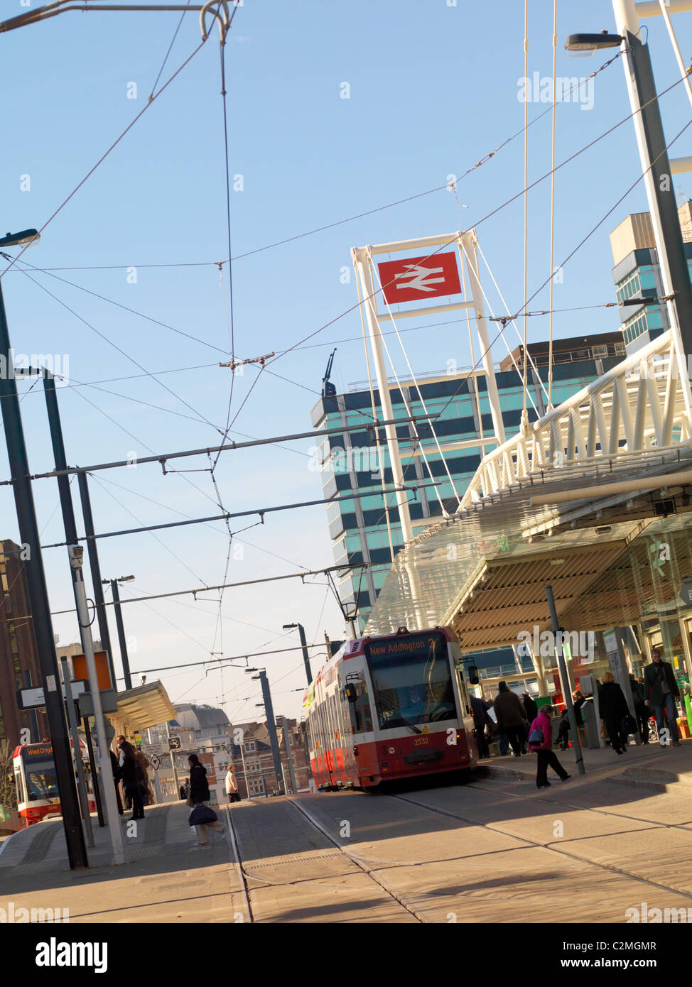 Viste generali del centro città, Croydon Foto Stock