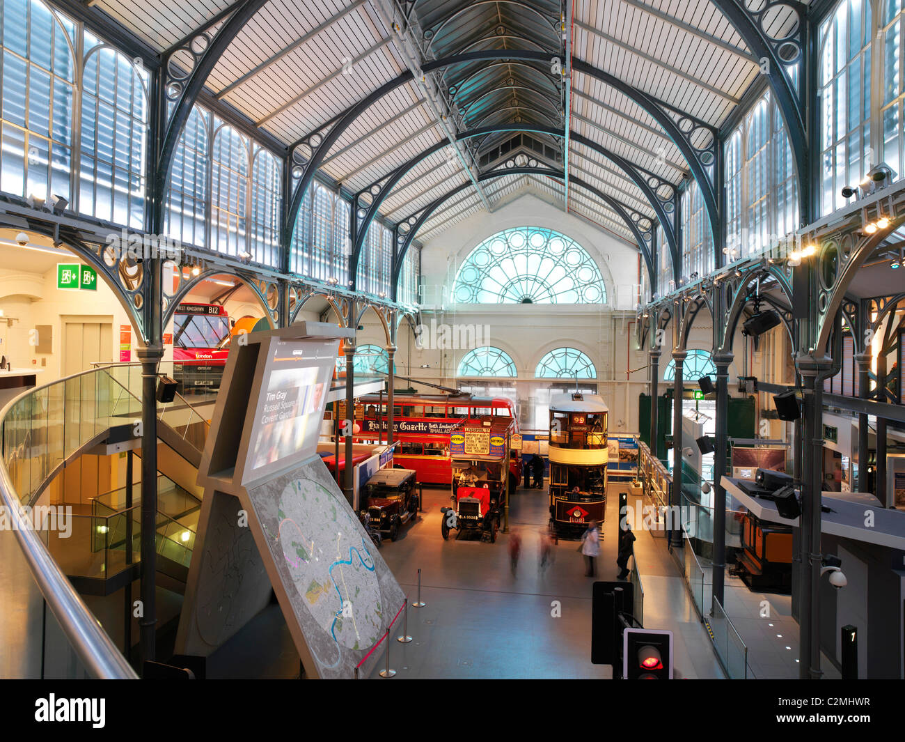 Museo dei Trasporti di Londra rinnovo, Covent Garden di Londra. Completare il re-design e il rinnovo dei Trasporti di Londra Foto Stock