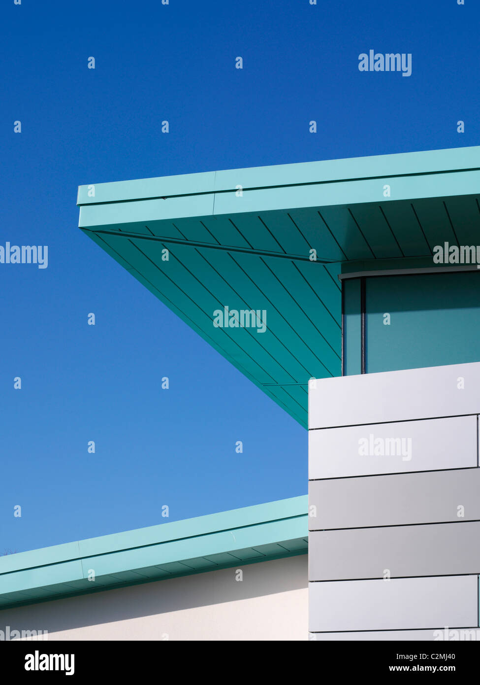 Università di Liverpool Nuova struttura NMR, Liverpool. Il nuovo impianto di NMR per la biologia strutturale è una struttura alberghiera centro Foto Stock
