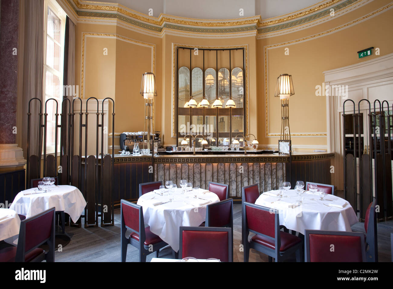 Gilbert Scott ristorante St Pancras Hotel, Londra, Regno Unito. Foto:Jeff Gilbert Foto Stock