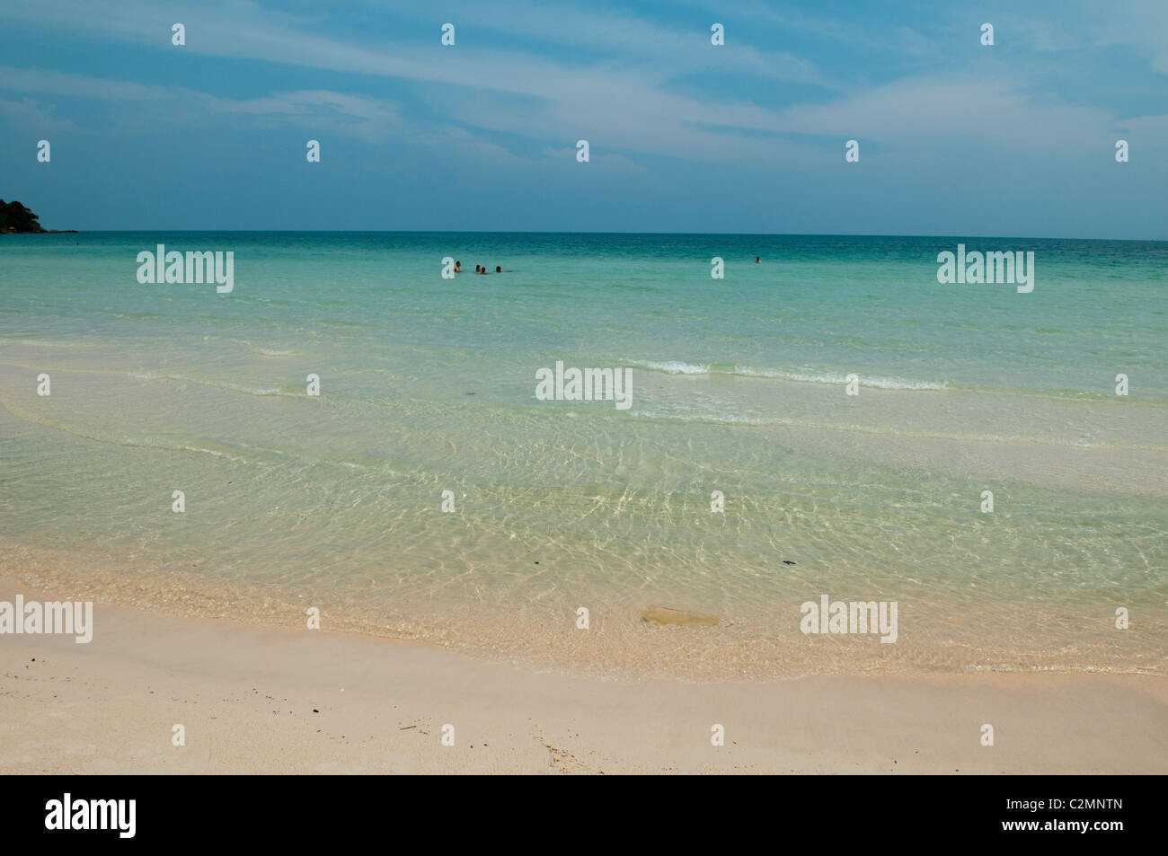 Bella Bai Sao beach sull'Isola di Phu Quoc in Vietnam Foto Stock