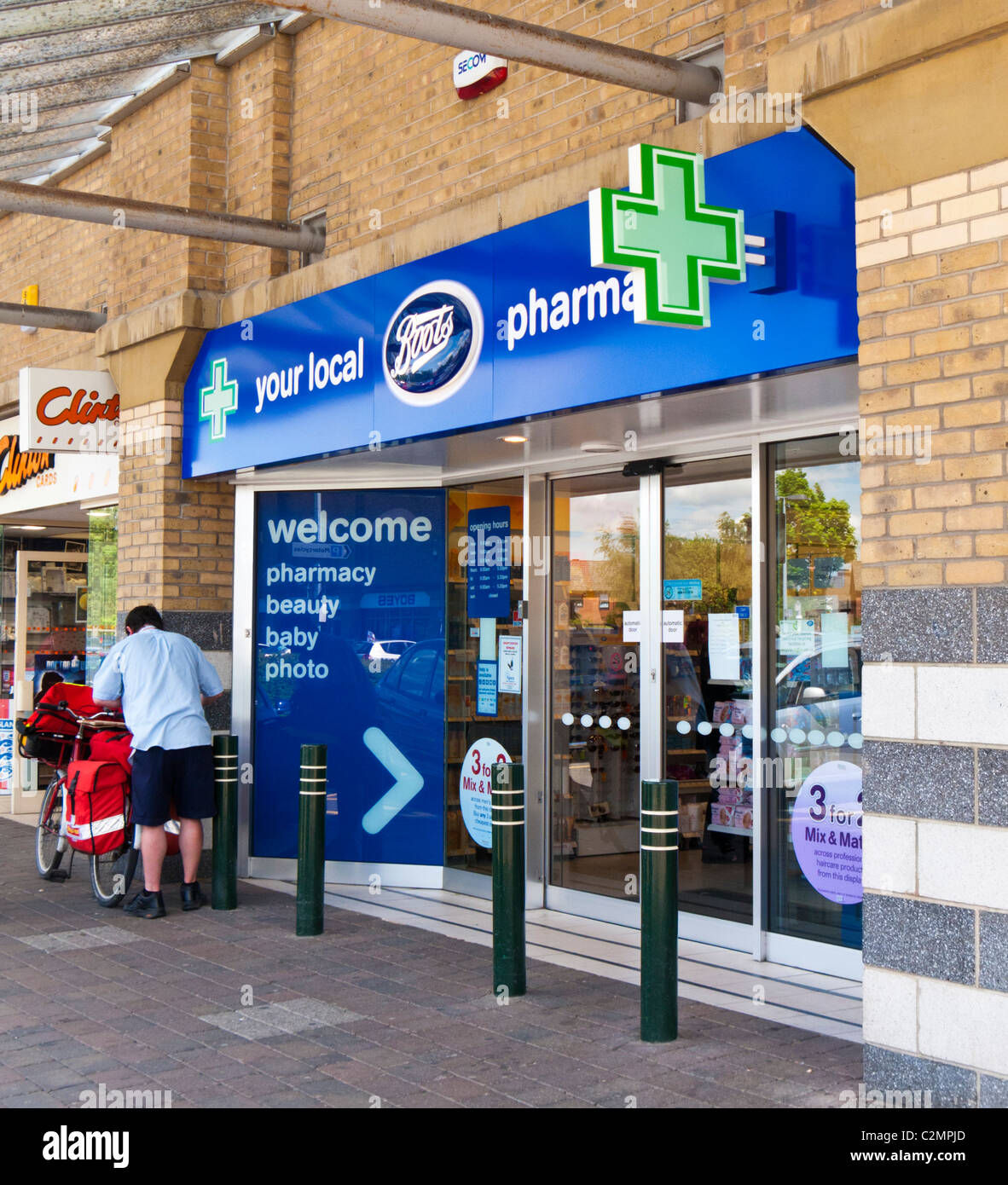 Stivali farmacia farmacia shop, REGNO UNITO Foto Stock