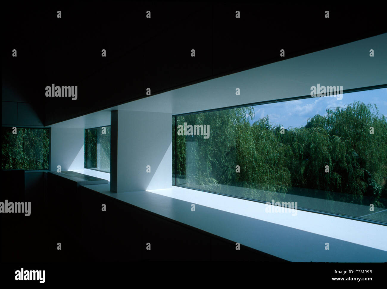 River & Rowing Museum, Henley on Thames. Galleria finestra. Foto Stock