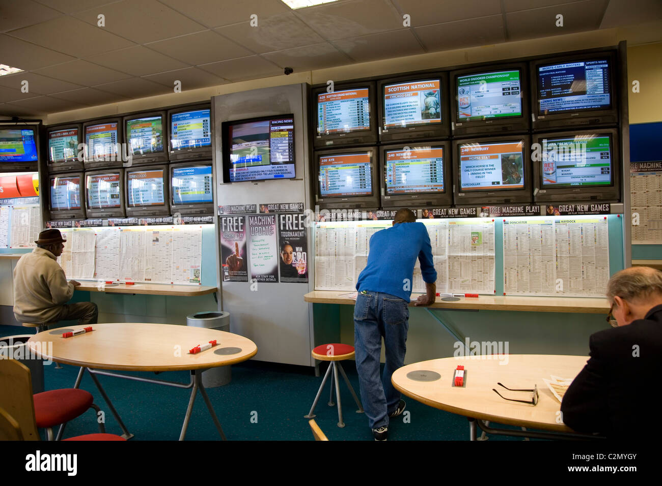 Ladbrokes Betting Shop Foto Stock