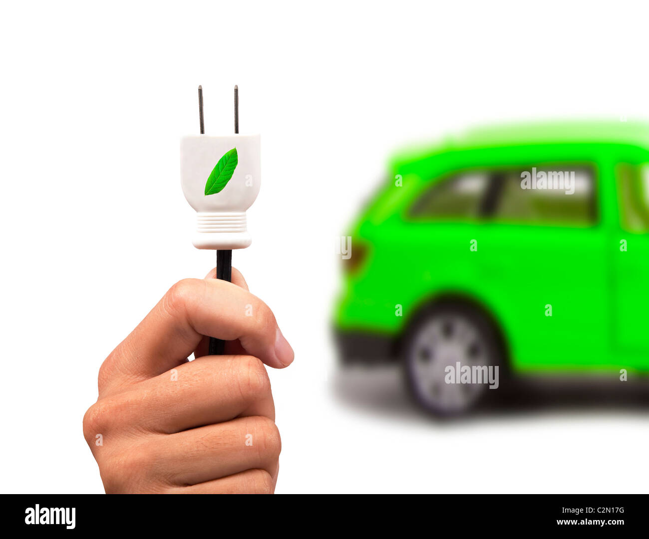 Auto elettriche e verde auto concept Foto Stock