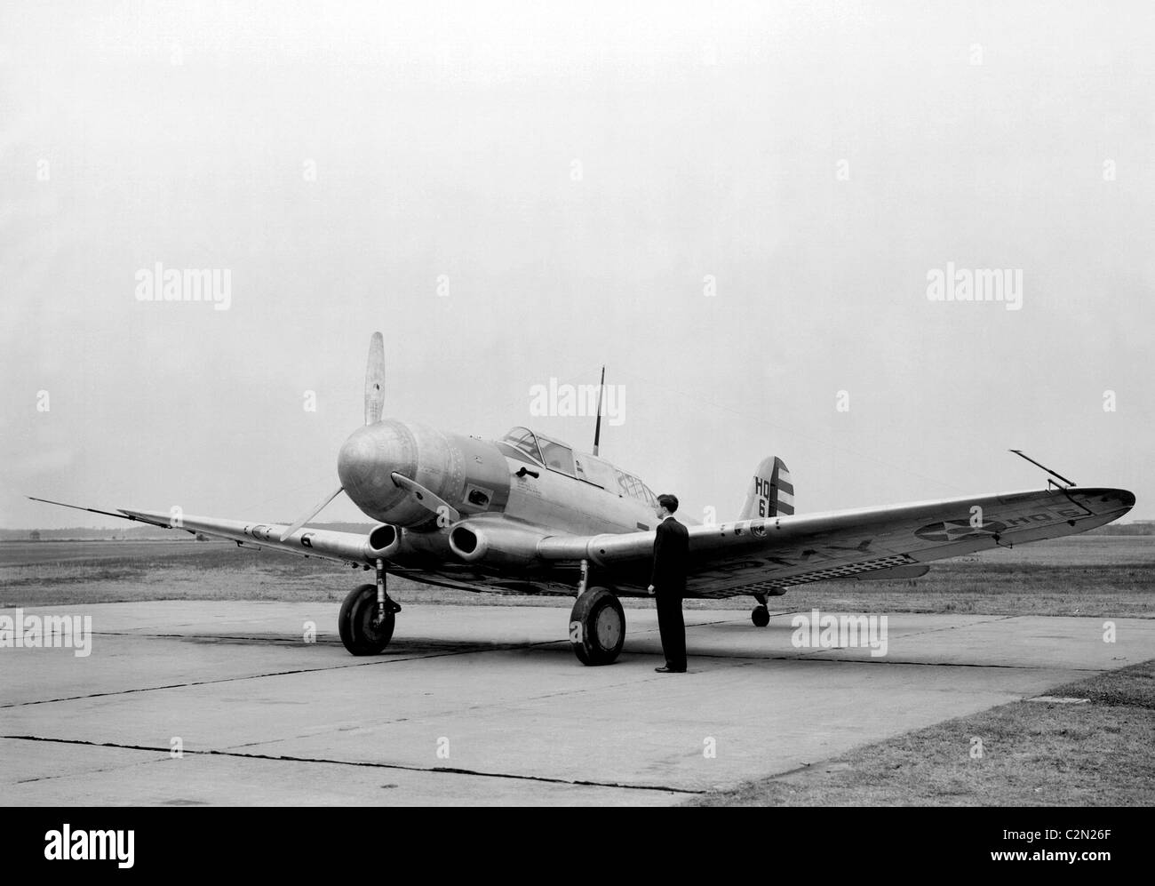 La Northrop A-17un nomade in aereo Foto Stock