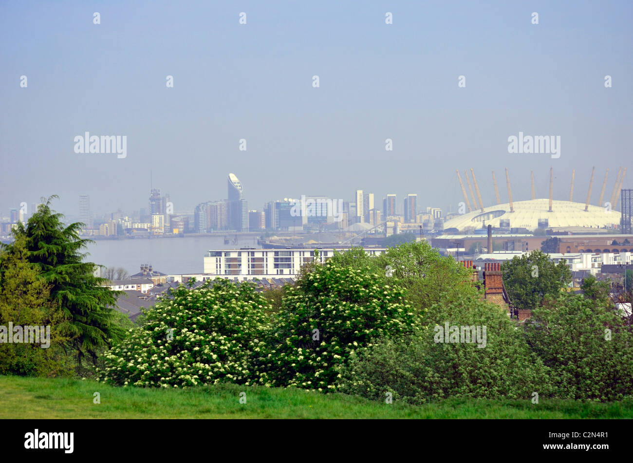 Arena O2, Greenwich, Docklands, Regno Unito Foto Stock